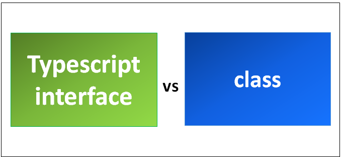 Typescript interface vs class
