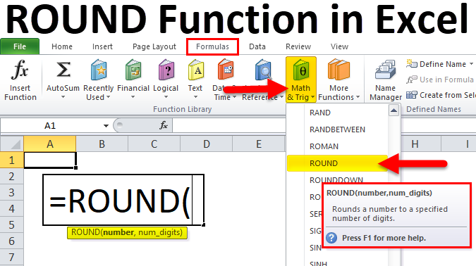 Round In Excel Formula Examples How To Use Round Function 8179