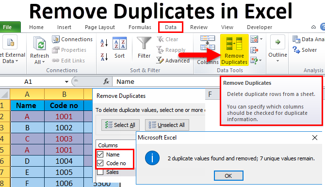 How To Delete Duplicate Rows In Excel Once You Have Selected All The 