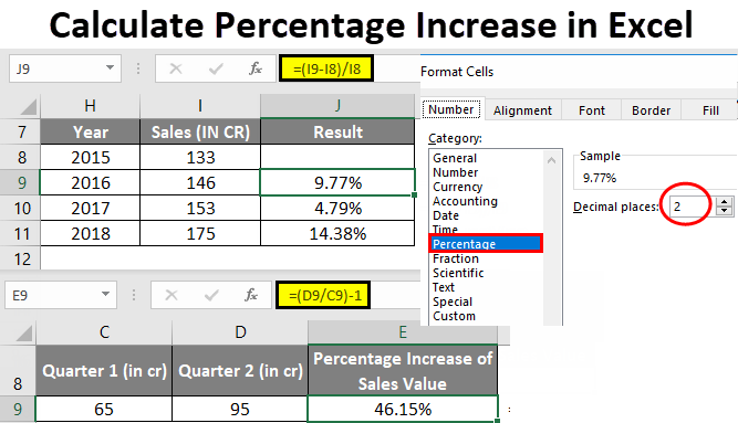 Calculate Percentage Increase In Excel Examples How To Calculate 