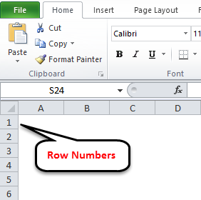 Rows and Column Example 1-1