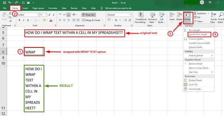 WRAP TEXT IN EXCEL Things to Remember