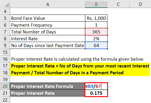 Proper Interest Rate Example 1-3