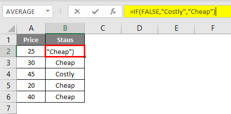 Evaluate Formula in excel example 1.2