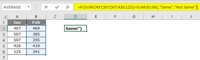 Evaluate Formula in excel example 2.7