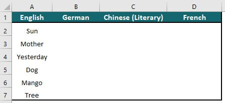 Translate in Excel-Eg2