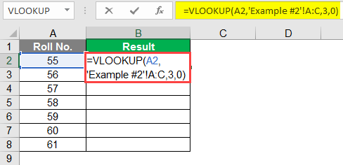 Vlookup from different Sheet 1