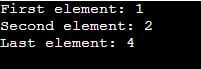 Access array elements