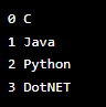 Enumerate() Function With For Loop Python