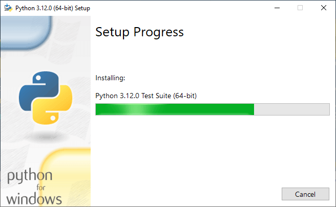 Install Python 4