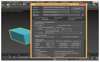 Render Set Up short cut