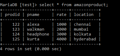 SQL View 1