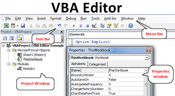 VBA Editor Examples On How To Open Visual Basic Editor In Excel 