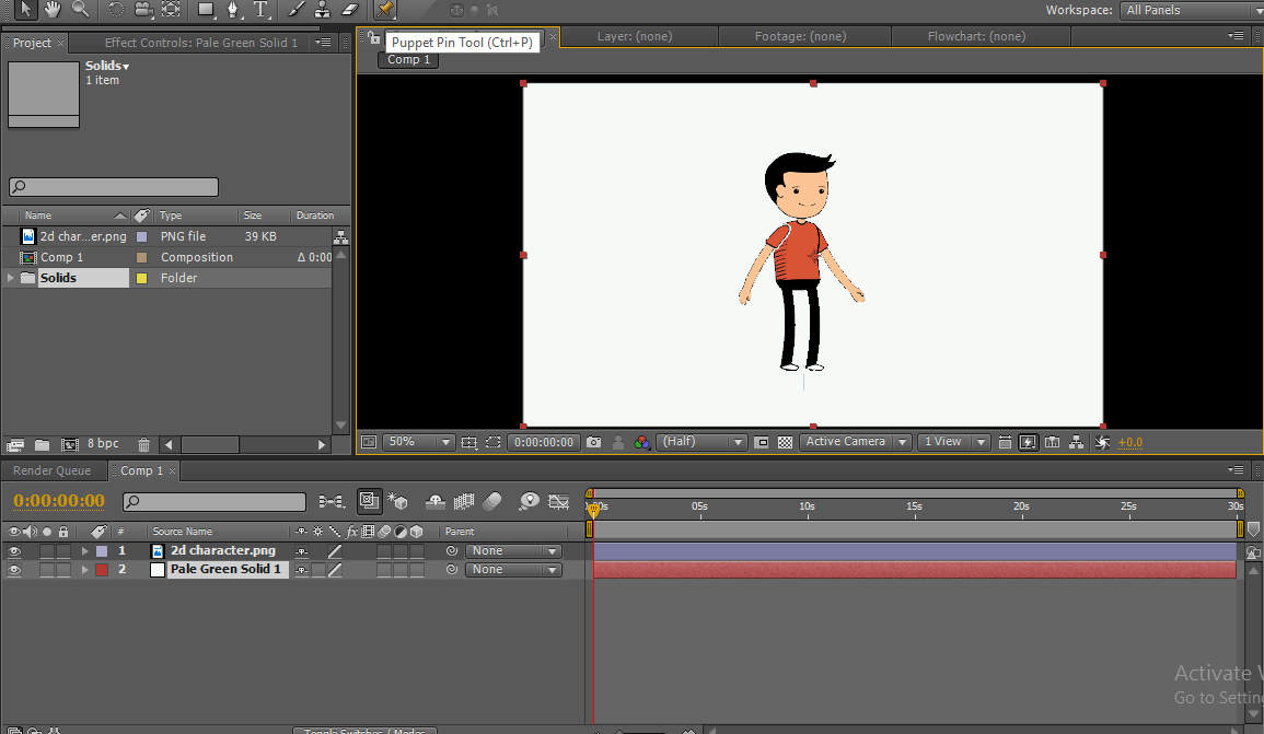 Importing a Cartoon