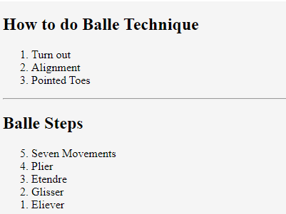 Balle Technique