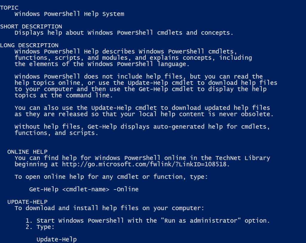 Run command powershell. Cmdlets.