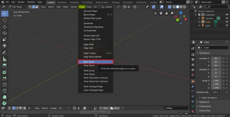 blender 2.8 limit selection to visible