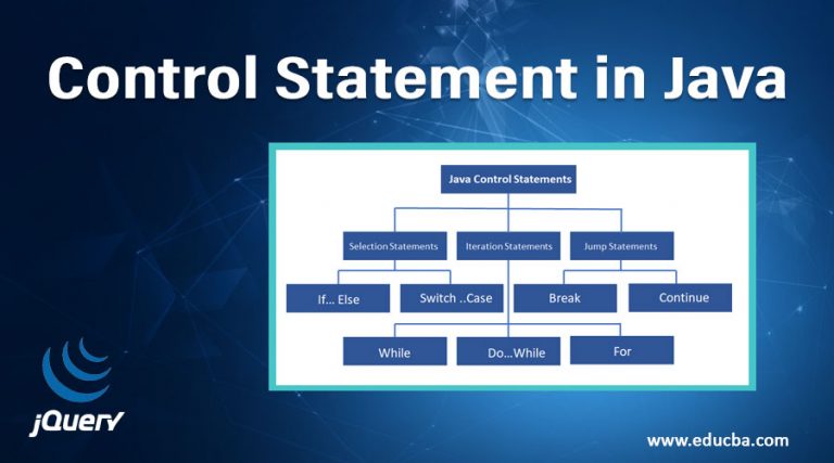 What Are The Different Types Of Control Statements In Java