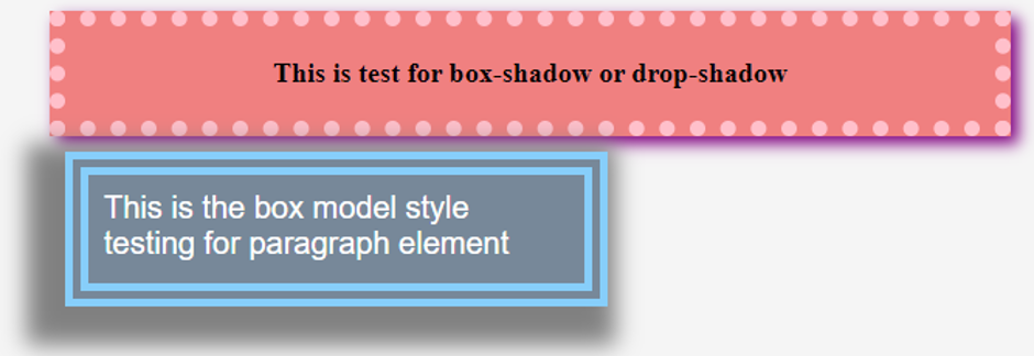 CSS Drop Shadow 1