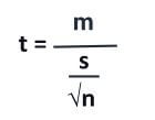 Paired Sample t-Test Formula