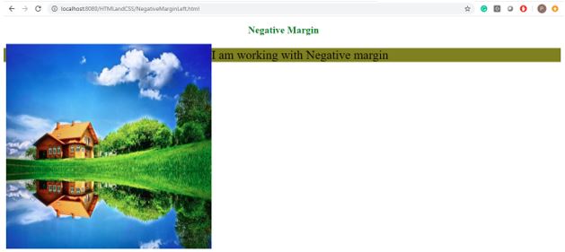 Negative margin in css 6