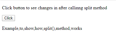 split() Function in JavaScript 