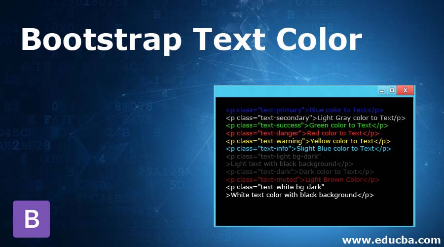 Bootstrap Text Color How Does Text Color Work In Bootstrap 