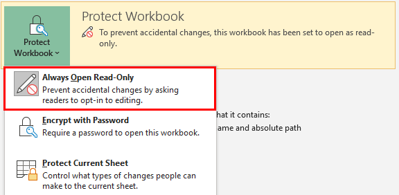 Unprotect Excel Workbook 1-4