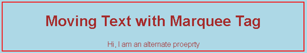 Moving Text in HTML - 11
