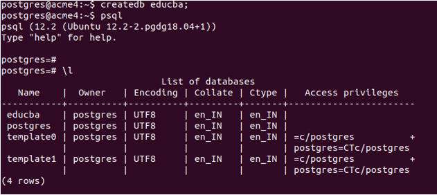 Postgresql jdbc Driver output 3