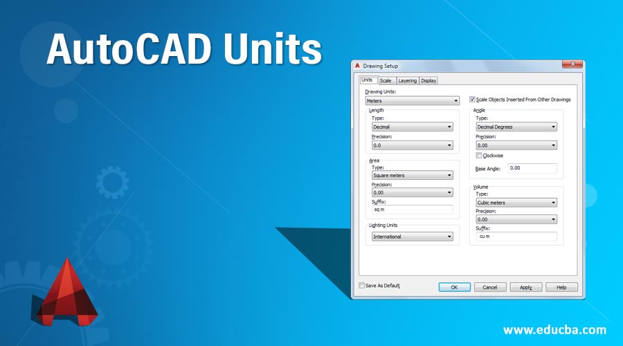 AutoCAD Units Defining Alternate Dimension Units For Drawing