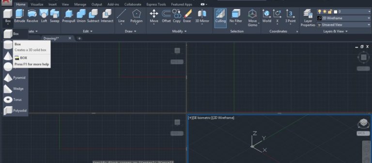 how to set up a layout autocad