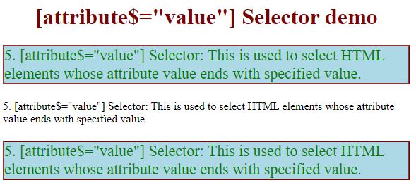 css attribute selector5