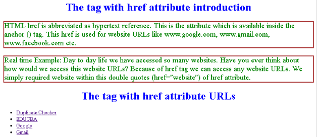 Href Tag In HTML How Does Href Attribute Work In HTML 