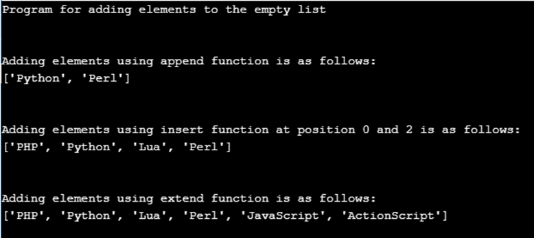 Python Empty List How To Declare Empty List With Examples