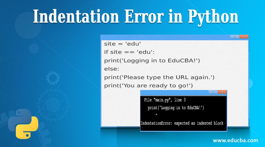 Indentation Error in Python