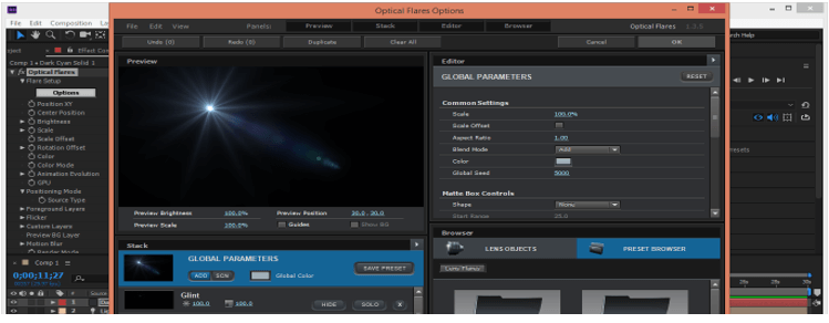 After Effects Optical Flares output 17