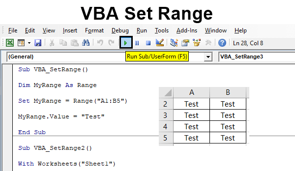 VBA Set Range How To Use VBA Set Range In VBA Excel 