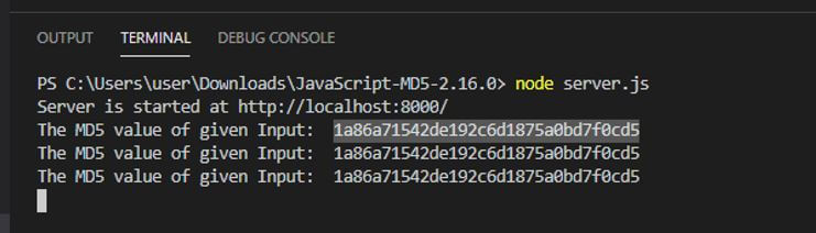 JavaScript MD5 3