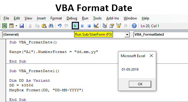 VBA Format Date How To Change Date Format In VBA Excel 