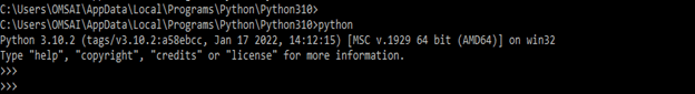 Python command 